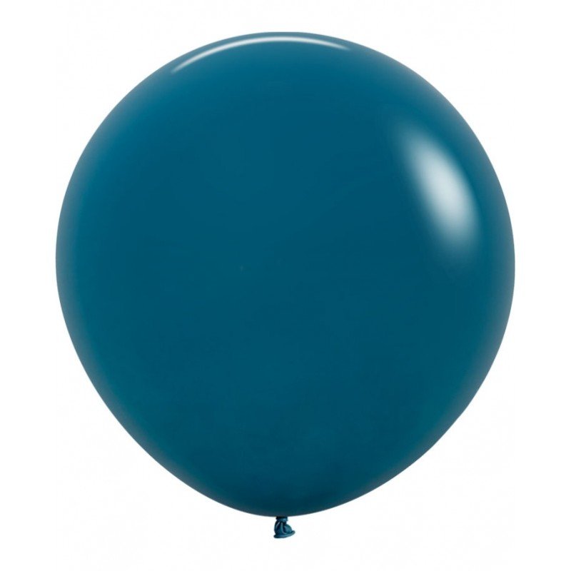 Globos Nuevo Turquesa Solido R24 de 60 cm aprox (10 ud)