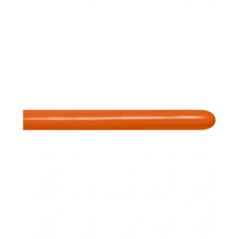 Globos Moldeables (260) Naranja Cobrizo Sólido de 150cmx5cm (50 ud)