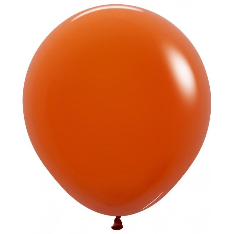 Globos R18 de 45cm Naranja Cobrizo Solido (15)