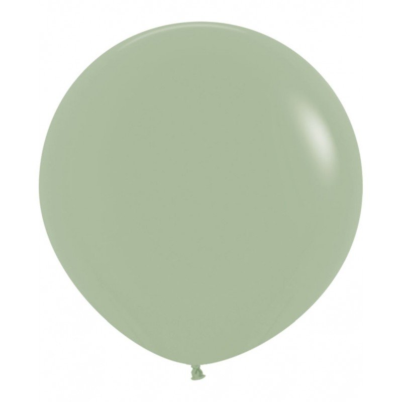 Globos Látex R36 Eucalipto Sólido de 90cm aprox (10 ud)