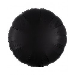 Globo Circulo color Negro Satín de 43cm