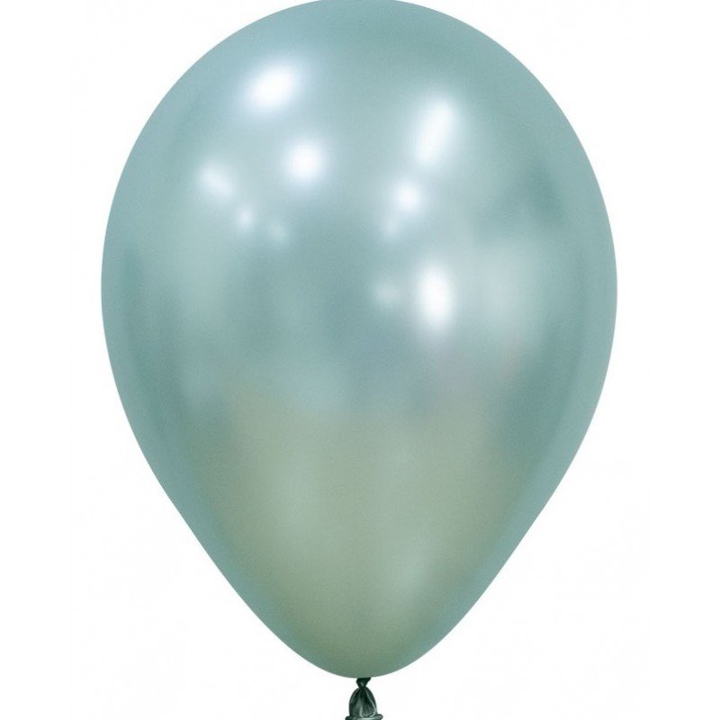Globos Látex R5 Color Verde Menta Silk de 13cm aprox (50 ud)