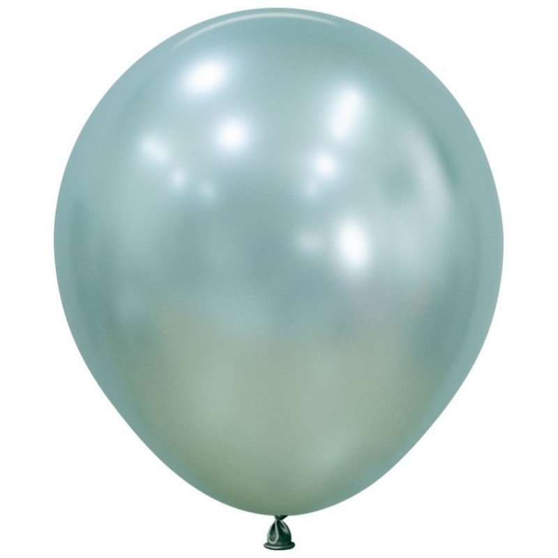 Globos Látex R18 Color Verde Menta Silk de 45cm (15 UD)