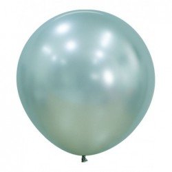 Globos Verde Menta Silk R24 de 60cm (10)