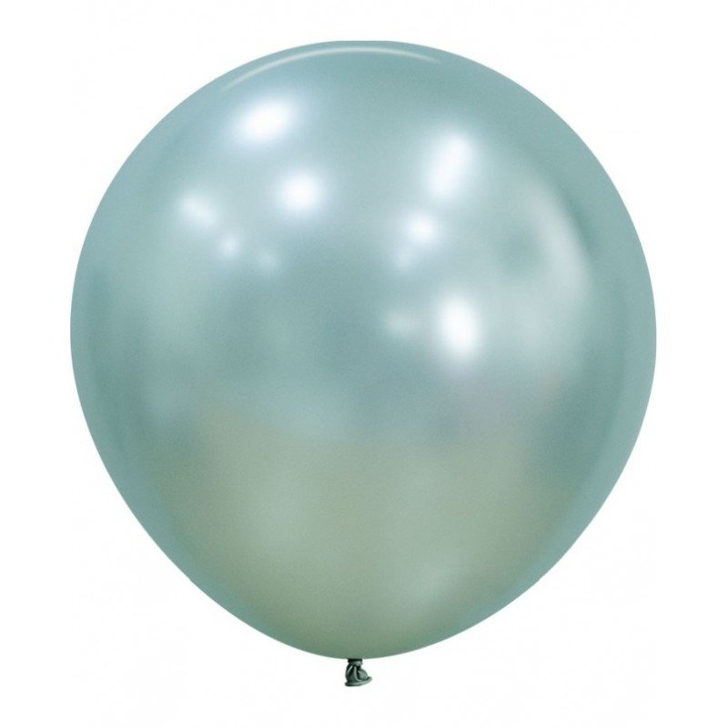 Globos Verde Menta Silk R24 de 60cm (10)