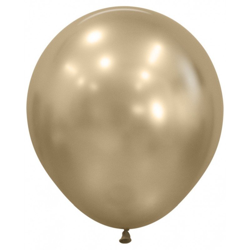 Globos Látex R18 Color Dorado Silk de 45cm (15 UD)