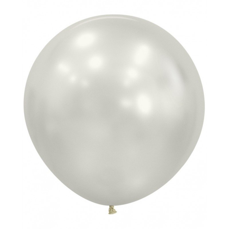 Globos Blanco Nacar Silk R24 de 60cm (10)