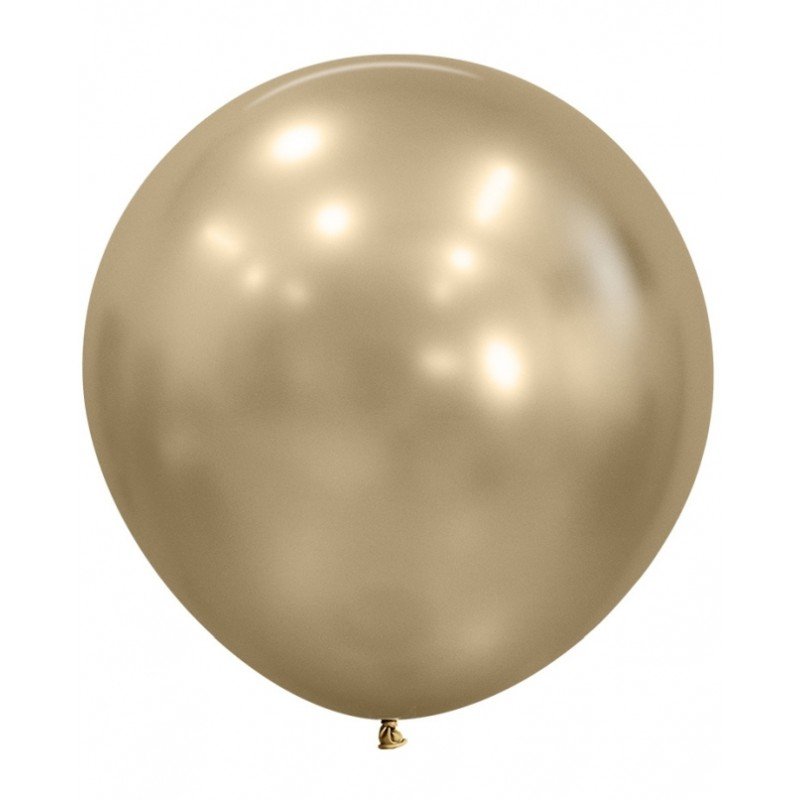 Globos Dorado Silk R24 de 60cm (10)
