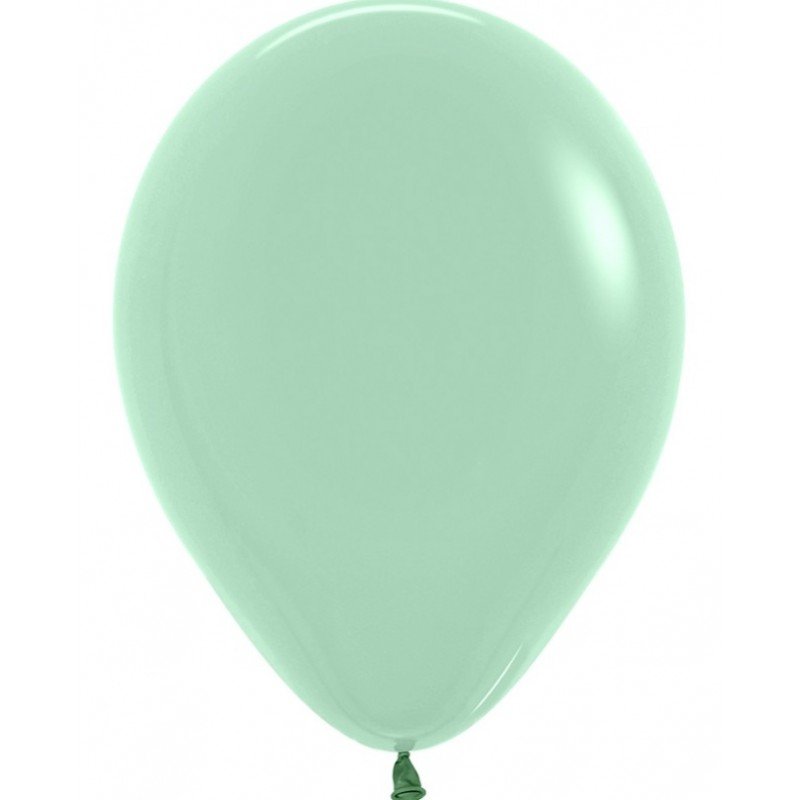 Globos Látex R5 Color Té Verde Pastel Dusk (50 UD)