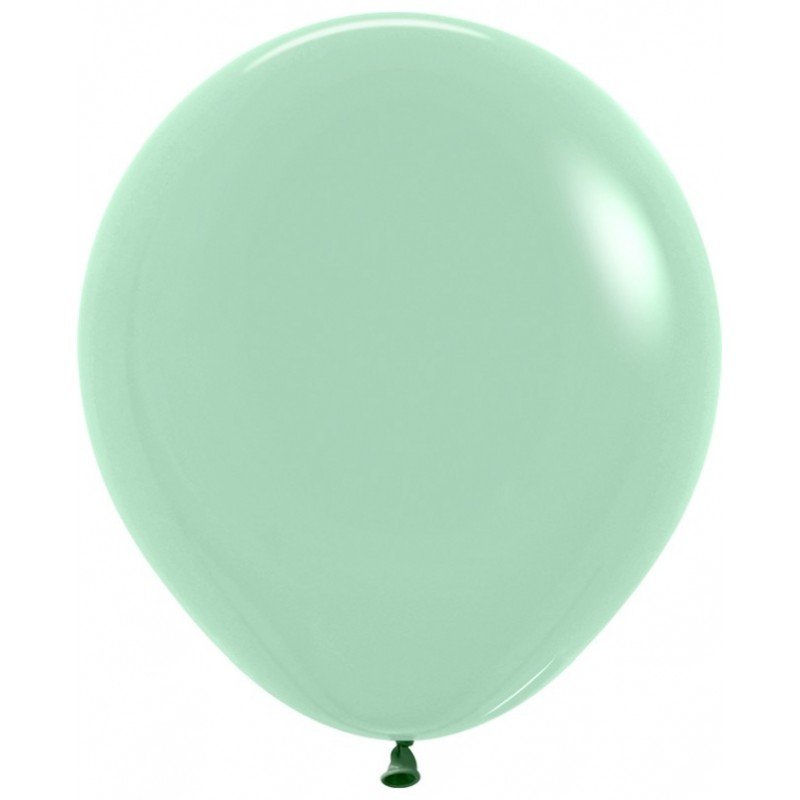 Globos Látex R18 Color Té Verde Pastel Dusk (15 UD)