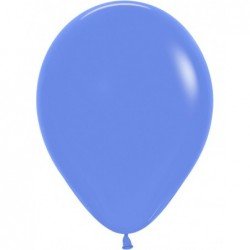 Globos Látex R12 Azul Hortensia Sólido de 30cm aprox (50 ud)