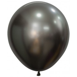 Globos Látex R18 Color Gris Medianoche Silk de 45cm (15 UD)