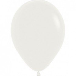 Globos Látex R5 Color Blanco Almendra Sólido de 13cm aprox (50 ud)