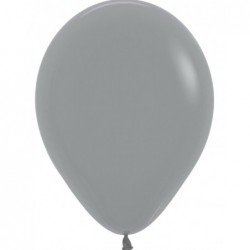 Globos Látex R5 Color Gris Urbano Sólido de 13cm aprox (50 ud)
