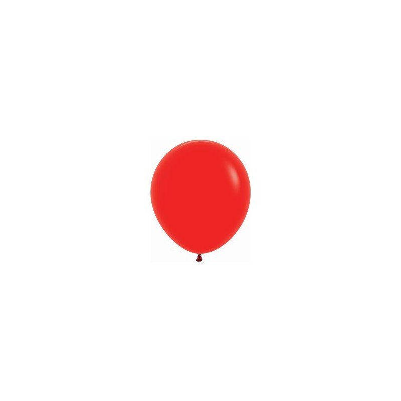 Globos R18 de 45cm Rojo Solido (15)