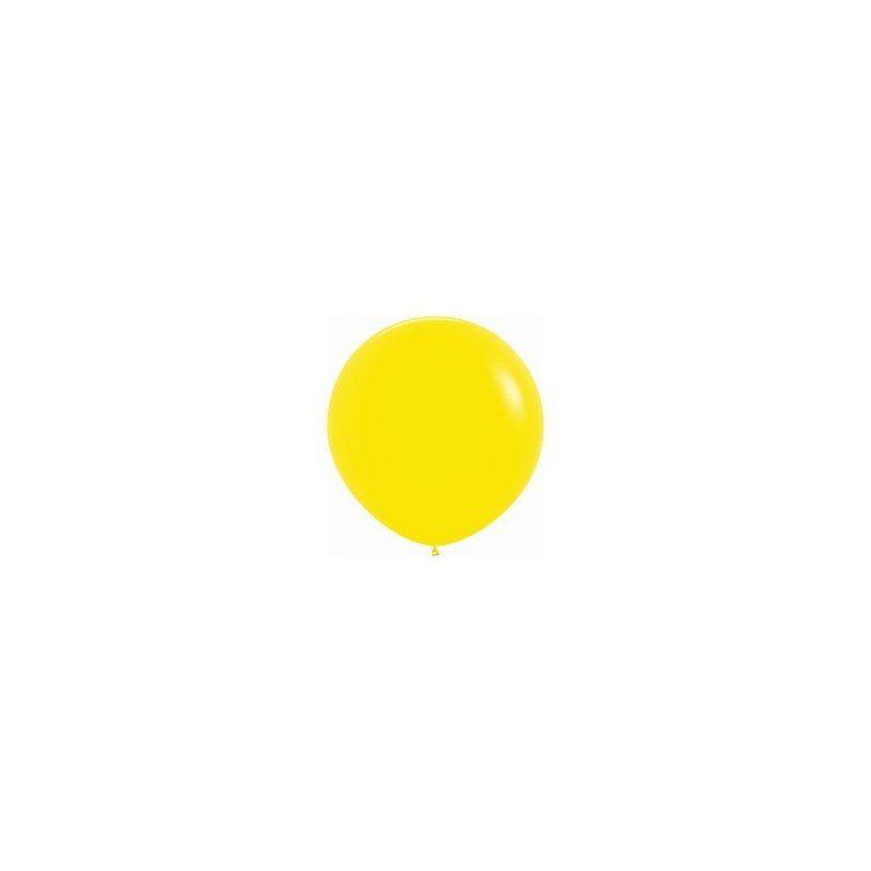 Globos Látex R36 Amarillo Sólido de 90cm aprox (10 ud)R36-020 Sempertex