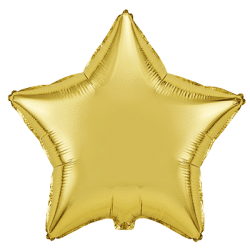 Globo Estrella Oro de 45cm