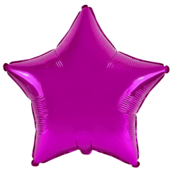 Globo Estrella Fucsia de 45cm