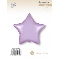 Globo Estrella Rosa Pastel Satinado de 45cm