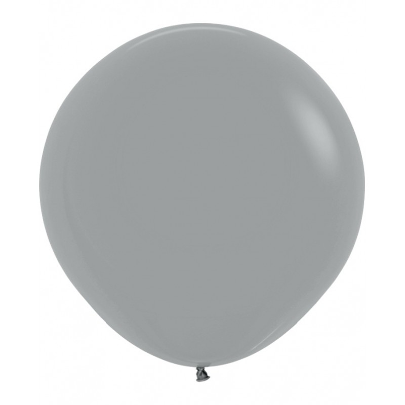 Globos Gris Urbano R24 de 60 cm aprox (10 ud)