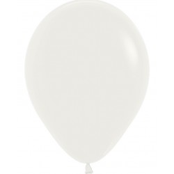 Globos Látex R5 Color Blanco Almendra Sólido de 13cm aprox (100 ud)