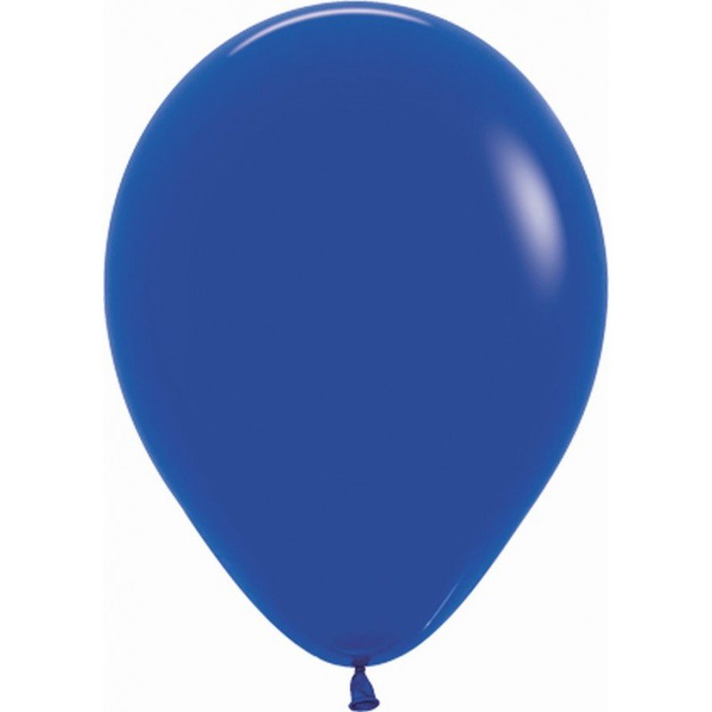 Globos Látex R5 Color Azul Real Sólido de 13cm aprox (100 ud)