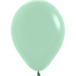 Globos Látex R5 Color Té Verde Pastel Dusk (100 UD)