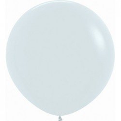 Globos Látex R36 Blanco Sólido de 90cm aprox (10 ud)R36-005 Sempertex