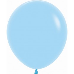 Globos R18 de 45cm Azul Pastel talco (15)