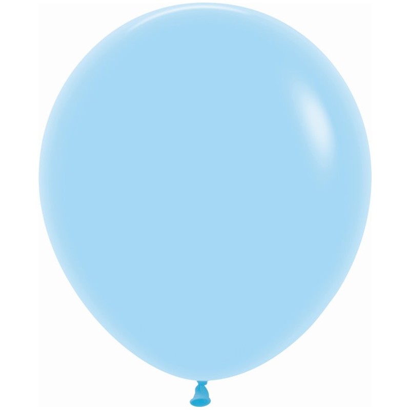 Globos R18 de 45cm Azul Pastel talco (15)