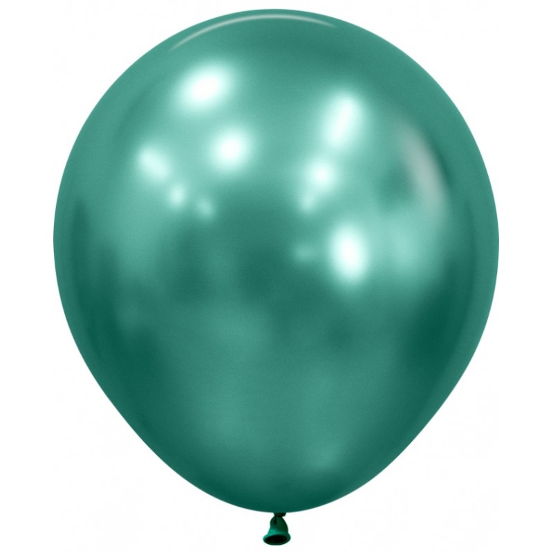Globos Reflex Verde Aurora R18 de 45cm Aprox. (15 UD)