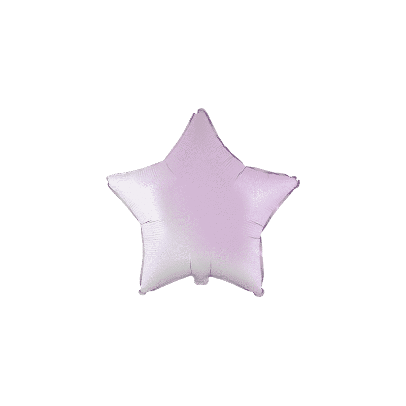 Globo Estrella Degradado Rosa pastel y Blanco de 45cm