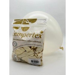 Globos Látex R12 Blanco Nacar Silk de 30cm aprox (50 ud)