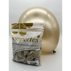 Globos Látex R12 Dorado Silk de 30cm aprox (50 ud)