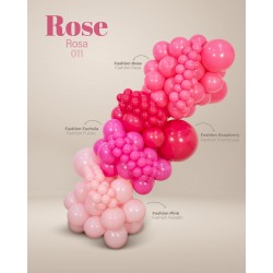 Globos Látex R12 Nuevo Rosa Sólido de 30cm aprox (50 ud)