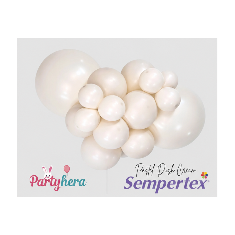 Globos Látex R12 Color Crema Pastel Dusk (50 UD)R12-107 Sempertex