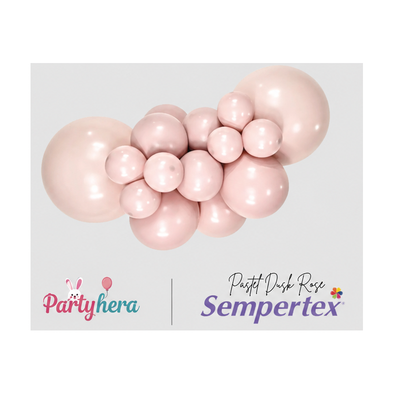 Globos Látex R12 Color Rosa Pastel Dusk (50 UD)R12-110 Sempertex