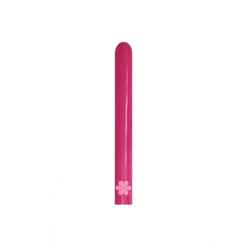 Globos Moldeables (260) Fucsia Cosmo Sólido de 150cmx5cm (50 ud)