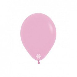 Globos Látex R12 Rosado Dulce Sólido de 30cm aprox (50 ud)