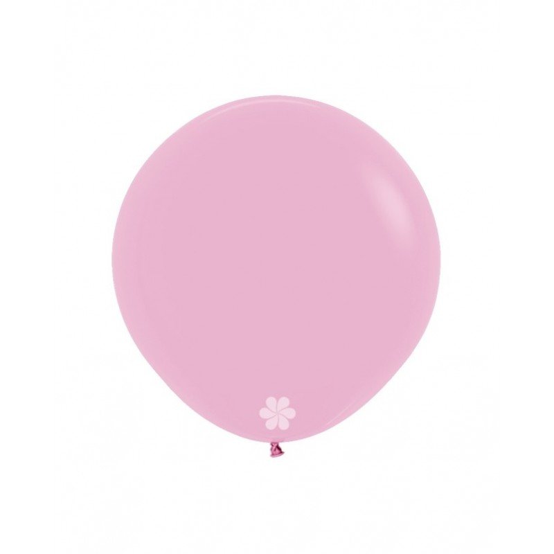 Globos Rosado Dulce Solido R24 de 60 cm aprox (10 ud)