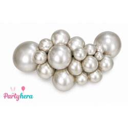 Globos Látex R12 Perla Crema Silk de 30cm aprox (50 ud)