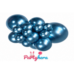 Globos látex Reflex Azúl de 30cm (50 ud)