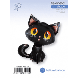 Globo Gato Negro de 90x80cm