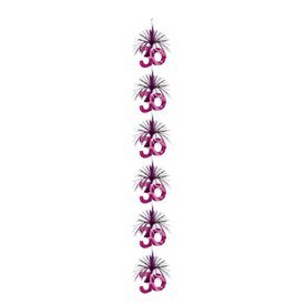 Decoracion Cascada Colgantes 30 Cumpleaños Rosa