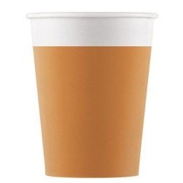 Articulo Vasos de Cartón color Naranja de 200 ml Eco-friendly Compo...