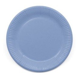 Articulo Platos de color Azul pastel 200 ml Eco-friendly Compostabl...