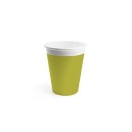 Articulo Vasos de Cartón color Verde Lima de 200 ml Eco-friendly Co...