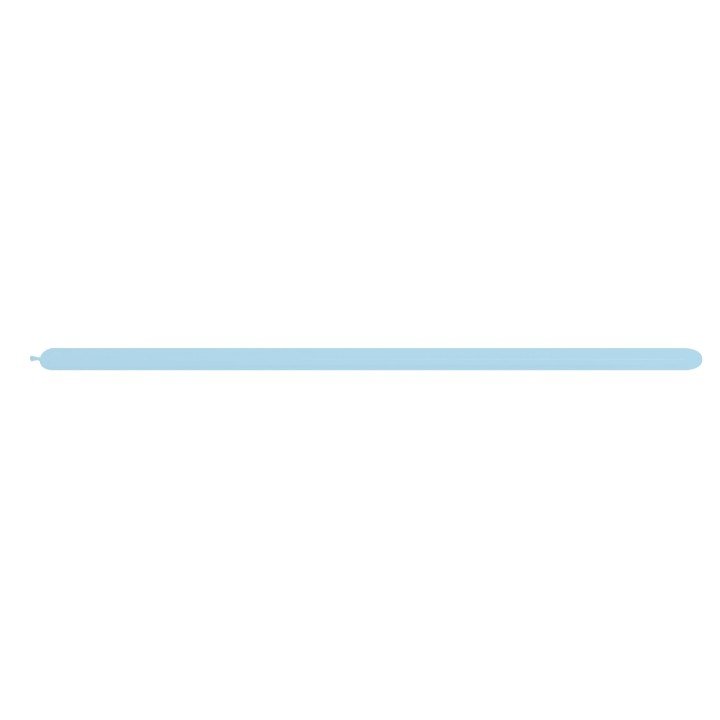 Articulo Globos Moldeables (260) Azul Pastel Talco de 150cmx5cm (50...