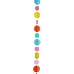 Articulo Tira Cinta Decorativas circulos Multicolor para globos de ...