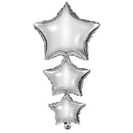 Articulo Globo foil Estrella unidas plata de 96cm de Procos